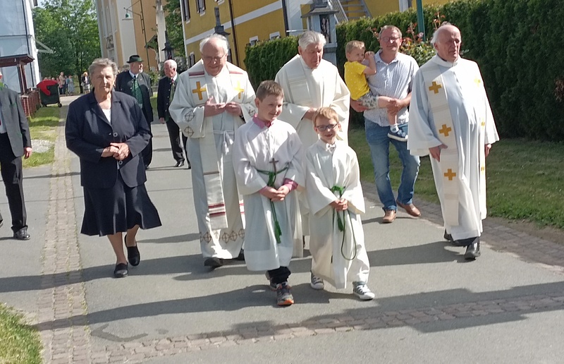 Gabersdorf / Anna Rössler 95. Geburtstag von Pfarrer Knopper