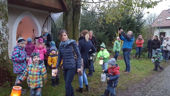 Kindergarten Altenmarkt / Pater Ulrich Diel OSB Martinfeier