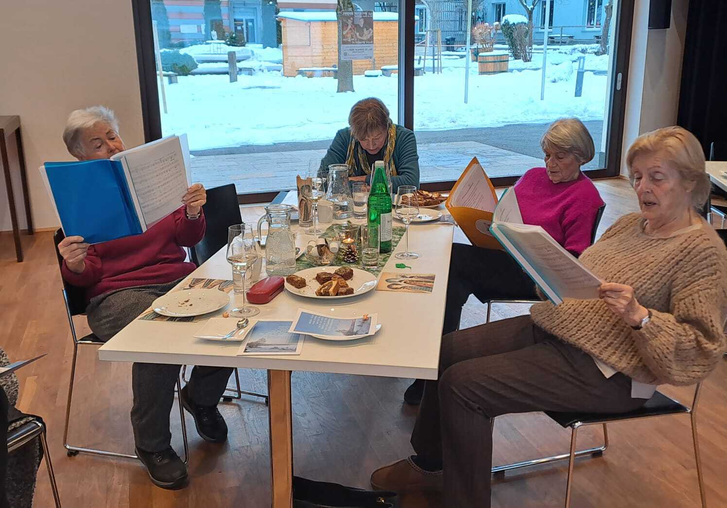 Begegnungsnachmittag im Jänner / Anna Gruber-Schreiner