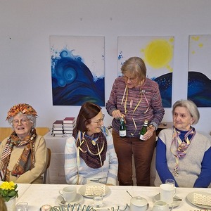 Ökumenischer Austausch der Pfarrkaffee Senioren!